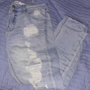 GARAGE ripped girlfriend cute jeans